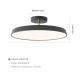 Modern Minimalist And Creative Light Luxury Round Ceiling Light For The Bedroom
