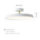 Modern Minimalist And Creative Light Luxury Round Ceiling Light For The Bedroom