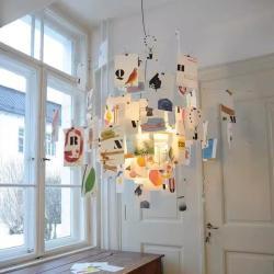 Art DIY Photo Album Card Living Room Pendant Light