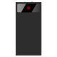 1Pc 20000mAh Power Bank Ultra-thin Phone Charger Dual USB Port Flashlight Battery Remain Display
