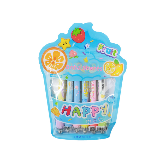 Press gel pen-dopamine series-mixed-6 pieces - Option1