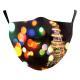 Christmas Light Shadow Digital Printing Double-layer Dust Mask