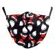 Snowflake Christmas Red Digital Printing Double-layer Dust Mask