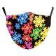 Snowflake Christmas Red Digital Printing Double-layer Dust Mask