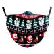 Christmas Funny Digital Printing Double-layer Dust Mask