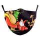 Christmas Snowman Digital Printing Double Layer Dustproof Mask