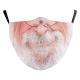 Christmas Beard Digital Printing Face Creative Double-layer Dust Mask
