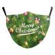 Christmas Beard Digital Printing Face Creative Double-layer Dust Mask