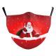 Christmas Beard Digital Printing Face Creative Double-layer Dust Mask