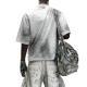 Asymmetric Distressed Loose Short-Sleeve T-Shirt