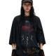 Asymmetric Distressed Loose Short-Sleeve T-Shirt