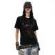 Slim-fit Straight-shoulder Short-sleeve T-shirt