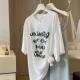 Lace-spliced Short-sleeve T-shirt Womens Top