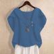 Plus-size Womens Short-sleeve Top