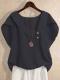 Plus-size Womens Short-sleeve Top