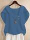 Plus-size Womens Short-sleeve Top