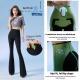 High Waist Plastic Mermaid Bell-bottom Hip Raise Yoga Pants
