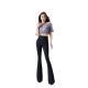 High Waist Plastic Mermaid Bell-bottom Hip Raise Yoga Pants