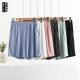 Pocket Shorts For Women, Summer Outerwear, High-waisted, Vertical Stripe Jacquard