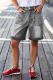 Mid-rise Bermuda Straight-leg Pants Stretchy Womens Denim Shorts