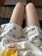 Womens Pure Cotton Double-layer Gauze Shorts
