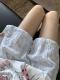 Womens Pure Cotton Double-layer Gauze Shorts