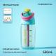 Large-Capacity Simple-Printed Portable Sports Plastic Straw Cup