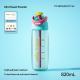 Large-Capacity Simple-Printed Portable Sports Plastic Straw Cup