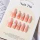 Ice Crystal Multilayer Bow Nail Tip 3 Dstereo Nail Sticker