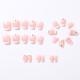 Short Square Armor Piece Wear Nail Sticker
