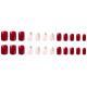 Christmas Jelly Glue Nail Sticker Wear Fake Nails