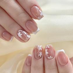 Wear Armor Simple And Short Gradient Nail Tips