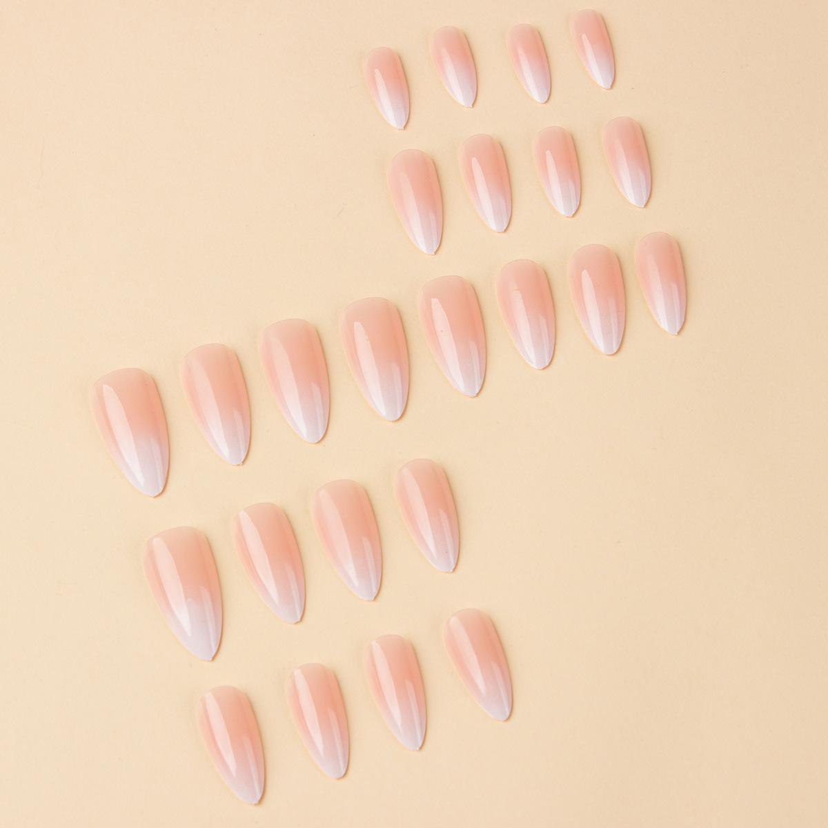 Almond Type Nail Sticker Simple Gradient