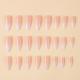 Almond Type Nail Sticker Simple Gradient