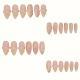 Almond Nail Pure Flower Wear Nail Removable Fake Nails