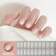 Finger Baking-free Gel Nail Stickers Simple Grid Line Nail Sticker One Piece Dropshipping