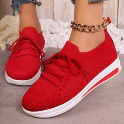 Womens Fashion Casual Fly-knit Sneakers