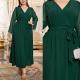 Womens Casual And Elegant Long Dress