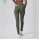 Dark Green Washed High Waist Slim Fit Skinny Denim Trousers