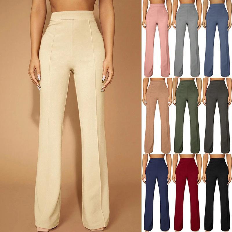 High Waist All-matching Fashion Business Commute Fall Womens Clothing Casual Business Pants Trousers