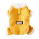 Simple Fabric Label Four-legged Fleece For Autumn And Winter Cats, Warm And Thick Teddy Dog Pet Clothes For Hairless Cats