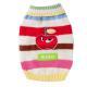 Pet Clothing, Corgi Special Rainbow Apple Striped Autumn And Winter Warm Medium-sized Dog Pullover Sweater, Dog Clothing