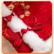 In Autumn And Winter, Cats Keep Warm. Chinese Style Of Wealth And Prosperity Bloom. New Year, Button-down Vests, Tang Suits, Little Dogs, Cotton-padded Clothes, And Pet Clothing