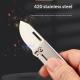 Mini Steel Cannon Stainless Steel Keychain Portable Knife