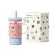 Creative Cartoon-Printed Large-Capacity Borosilicate Glass Mug