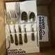 20-Piece Teagan Flatware Set, Silver Stainless Steel Utensils, Service For 4