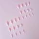 Acrylic Fake Nails Artificial Rhinestone Paste Gloss Short