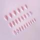 Acrylic Fake Nails Artificial Rhinestone Paste Gloss Short