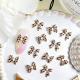 Maillard Leopard Bow Nail Accessories