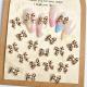 Maillard Leopard Bow Nail Accessories